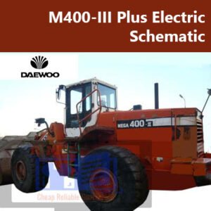 Schematic diagram of the Daewoo M400-III Plus Electric, detailing electrical connections and components