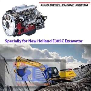 Hino J08E engine service repair manual cover featuring detailed diagrams and instructions for maintenance and repairs