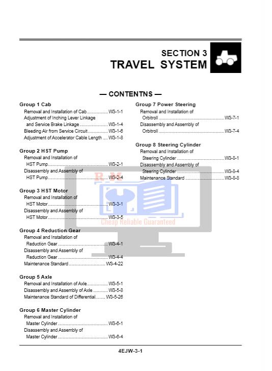 Hitachi ZW20 Service Manual