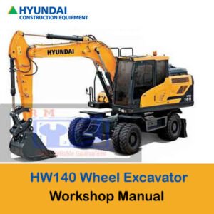 Workshop Repair Manual for Hyundai HW140 Wheel Excavator, highlighting technical specifications and maintenance guidelines