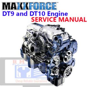 International Maxxforce DT9 and DT10 Engine Service Repair Manual, showcasing engine repair guidelines and illustrations
