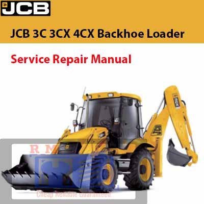 Comprehensive service manual for JCB 3C, 3CX, and 4CX backhoe loaders, covering repair and maintenance guidelines