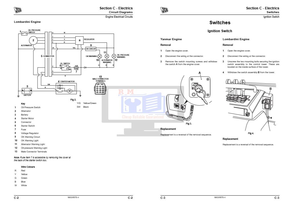 JCB Dumpster HTD5 Service Manual