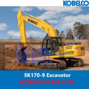 Kobelco SK170-9 Excavator workshop manual cover displaying model information and essential repair details