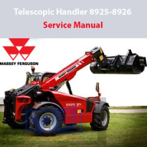 the Massey Ferguson Telescopic Handler 8925-8926 service manual, highlighting essential repair and service information