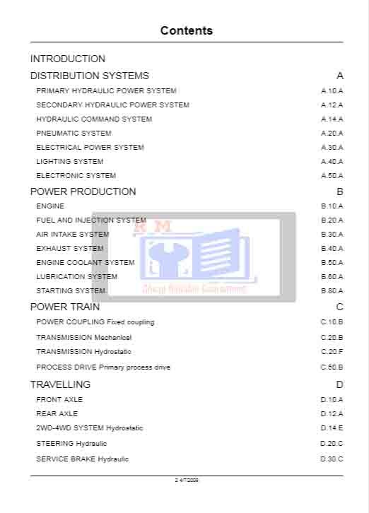 New Holland CX760 Repair Manual