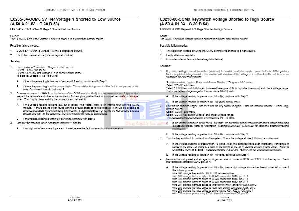 New Holland CX860 Repair Manual