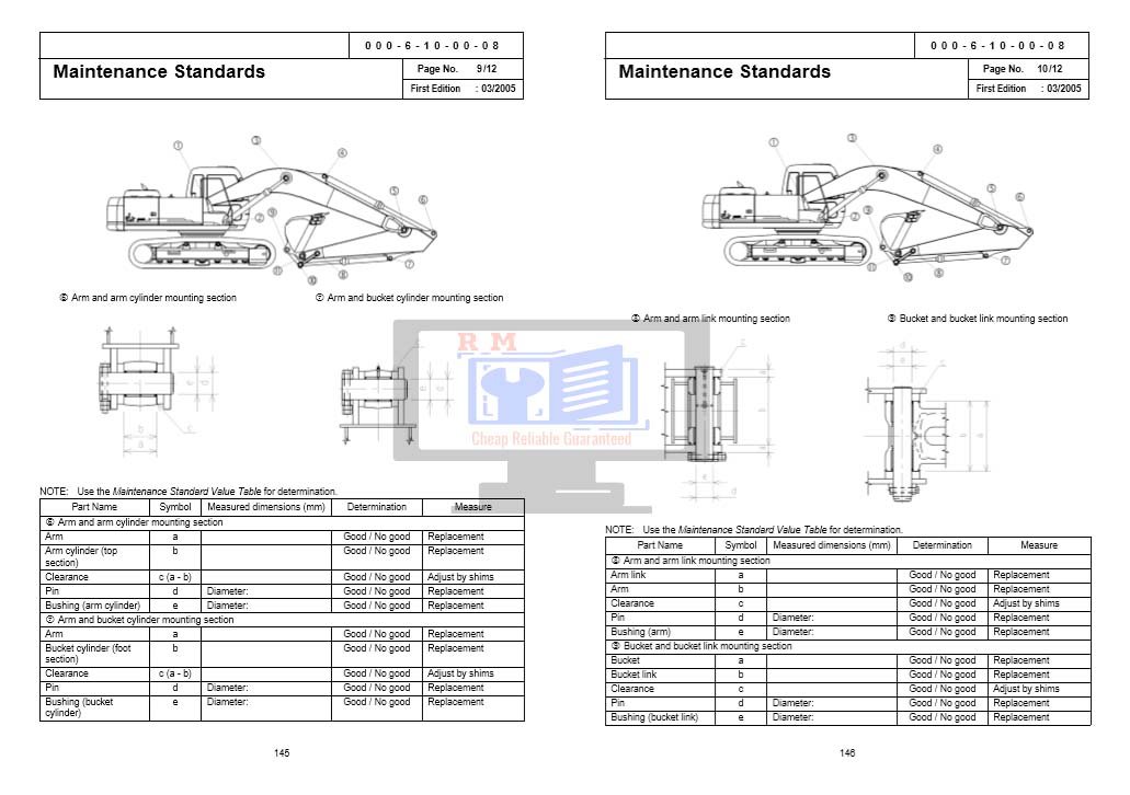 Sumitomo SH290-3 Workshop Manual