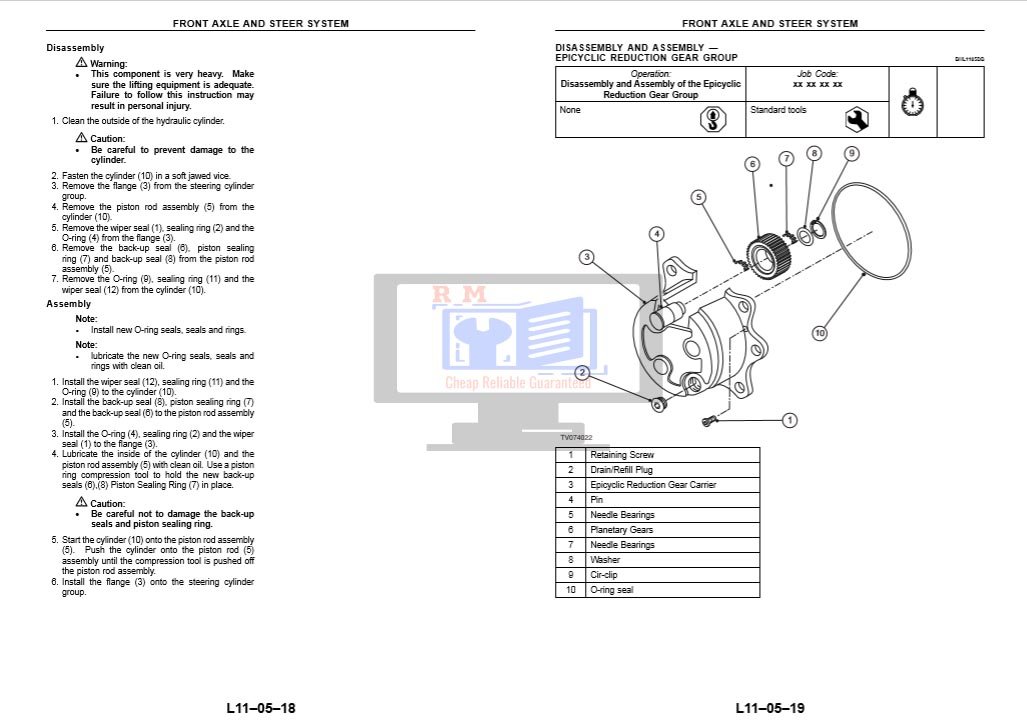 Terex TX870B Service Manual