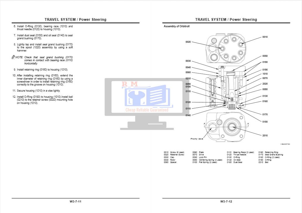 Hitachi ZW20 Wheel loader Workshop Manual - Image 3