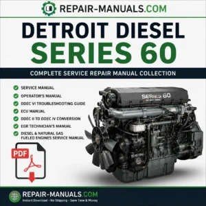 Detroit Diesel Series 60 Complete Service Repair Manual Collection PDF Download