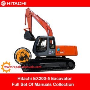 Hitachi EX200-5 service manual in PDF format, providing comprehensive guidelines for servicing the excavator