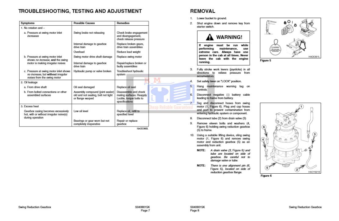 Daewoo Solar 130 to 470 LC-V Excavator Workshop Manual - Image 4