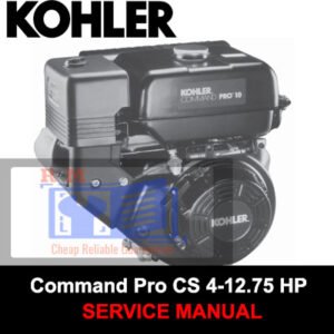 Kohler Command Pro 10 CS service manual cover for 4-12.75 HP horizontal crankshaft engines