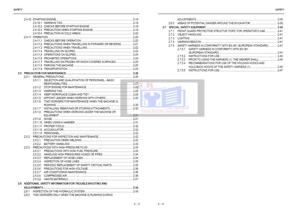 Komatsu PC3000E-6 Service Manual