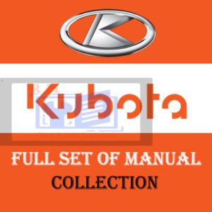 Collection of PDF repair manuals for Kubota workshop, providing detailed guidance for maintenance and repairs