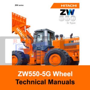 Hitachi ZW550-5G Wheel Loader technical manuals, providing essential information for operation and maintenance