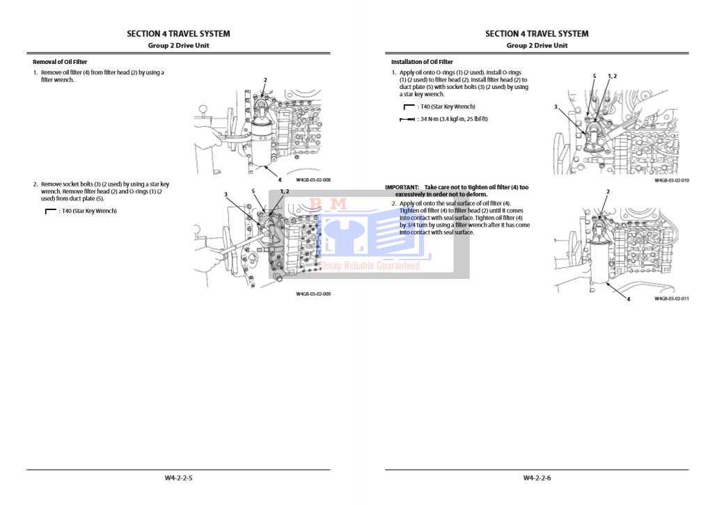 Hitachi ZW220-5A Wheel Loader Workshop Manual and Diagrams - Image 5