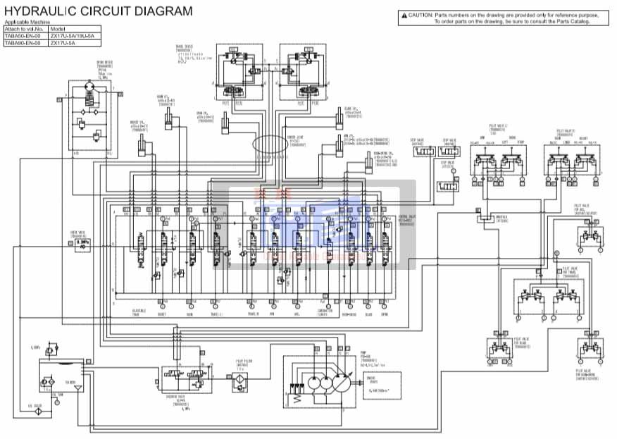 Hitachi ZX17U-5A, Hitachi ZX19U-5A Electrical Diagrams - Image 3