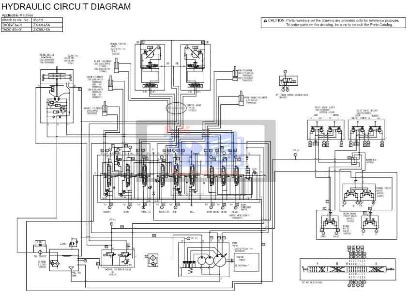Hitachi ZX33U-5A Excavator Workshop Manual and Diagrams - Image 4