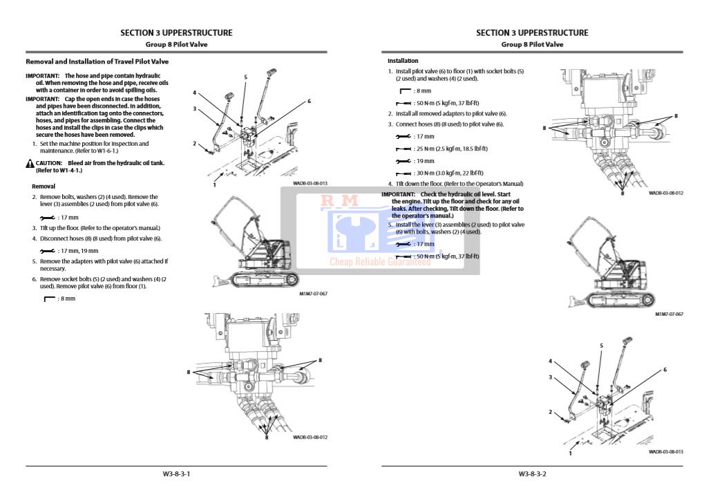 Hitachi ZX33U-5A Excavator Workshop Manual and Diagrams - Image 5