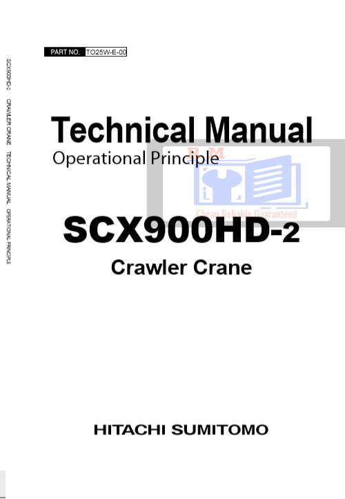Hitachi Sumitomo SCX900HD-2 Crane Technical Manual - Image 2