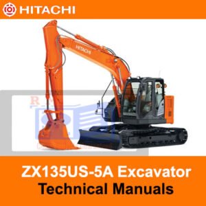 Hitachi ZX135US-5A excavator technical manuals, providing essential information for operation and maintenance