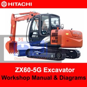 Hitachi ZX60-5G Excavator workshop manual with detailed diagrams for repair and maintenance procedures
