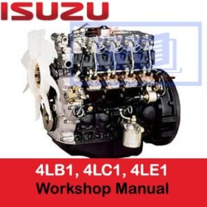 Industrial engines workshop manual for Isuzu 4LB1, 4LC1, and 4LE1, featuring comprehensive diagrams and maintenance tips