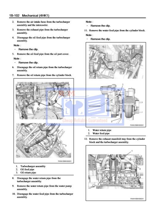 Isuzu 4HK1 Engine Interim Tier 4 Compatible Workshop Manual - Image 4