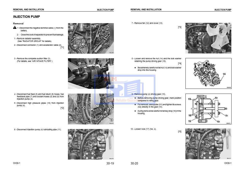 Komatsu CK30-1 Crawler Skid Steer Loader Workshop Manual - Image 5