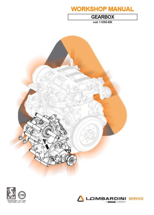 Lombardini Gearbox 51177 Service Repair Manual - Image 2