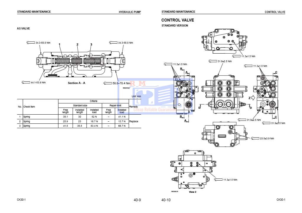 Komatsu CK30-1 Crawler Skid Steer Loader Workshop Manual - Image 6