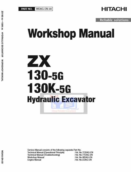 Hitachi ZX130-5G, Hitachi ZX130K-5G Excavators Workshop Manual - Image 2