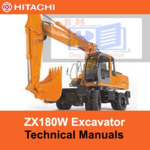 Comprehensive technical manuals for the Hitachi Zaxis ZX180W Wheel Excavator, covering features and usage instructions
