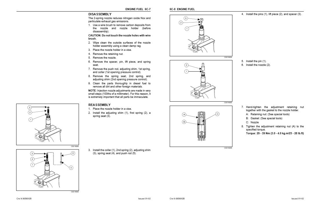 Isuzu 6HK1 Engine Related with Case Product Service Repair Manual - Image 5