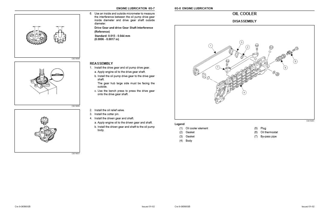 Isuzu 6HK1 Engine Related with Case Product Service Repair Manual - Image 6