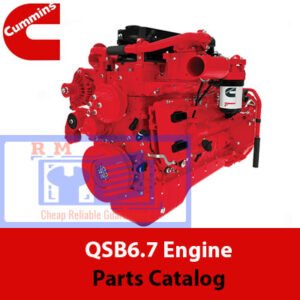Cummins QSB6.7 engine parts catalog displaying a comprehensive list of parts with images and descriptions for reference