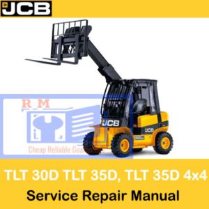 Comprehensive service manual for JCB TLT 30D, TLT 35D, and TLT 35D 4x4 Teletruk, covering repair and maintenance guidelines