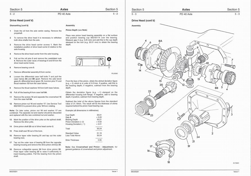 JCB PD40 AXLES Drivetrain Service Repair Manual - Image 3