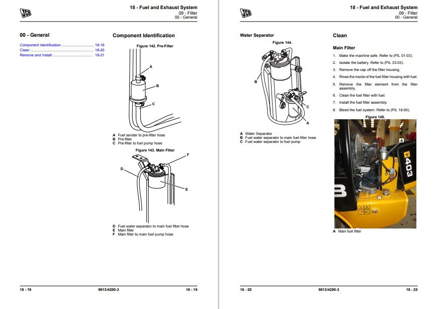 JCB 403 Wheel Loader Service Repair Manual - Image 4