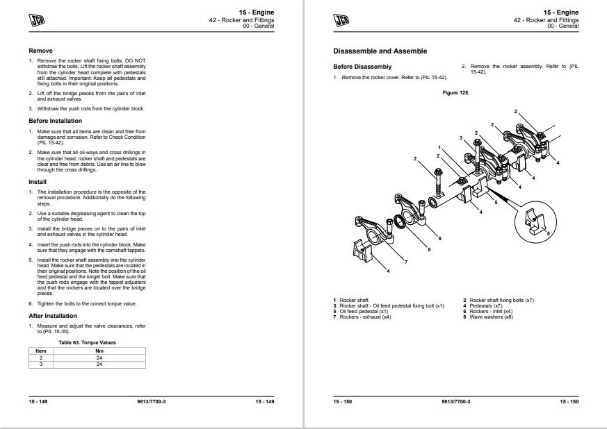JCB 116, JCB 116D, JCB 116DD, JCB VM116 Road Roller Service Repair Manual - Image 3