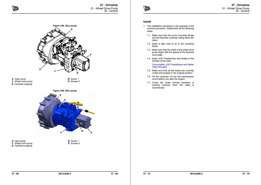 JCB 403 Wheel Loader Service Repair Manual - Image 5