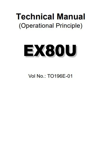 Hitachi EX80U Excavator Full Set of Manuals - Image 4
