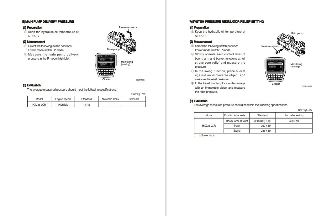 Hyundai HX235LCR Excavator Workshop Manual - Image 6