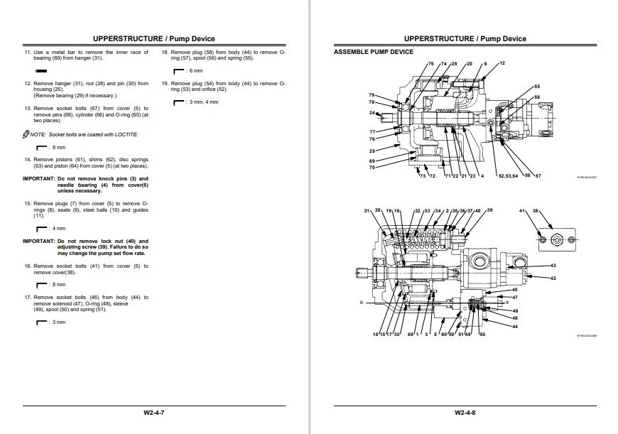 Hitachi EX80U Excavator Full Set of Manuals - Image 9