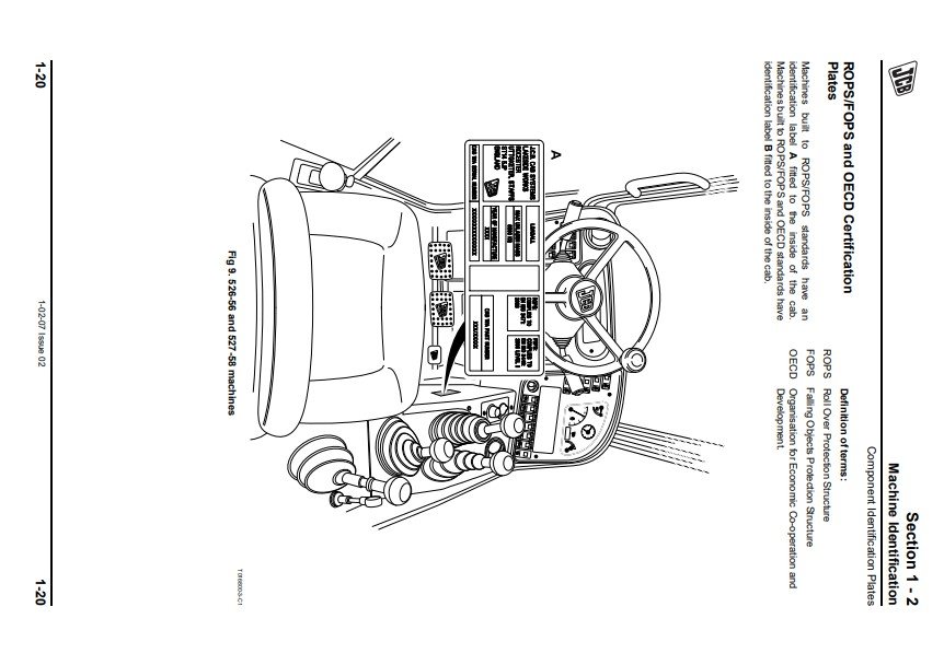 JCB 527-58 Telescopic Handler Service Repair Manual - Image 9