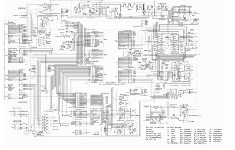 Kato HD1023 III and HD1023 III-LC Electrical and Hydraulic Diagrams - Image 2