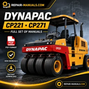 Dynapac CP221 CP271 Workshop Maintenance Electrical Hydraulic Manual PDF Download