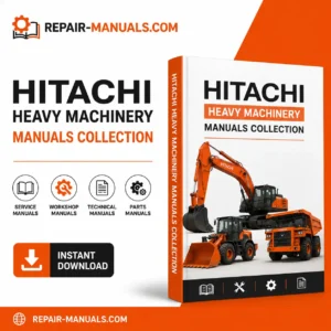 Hitachi Service Manual PDF Download for Excavators, Wheel Loaders, Cranes, Dump Trucks and Engines
